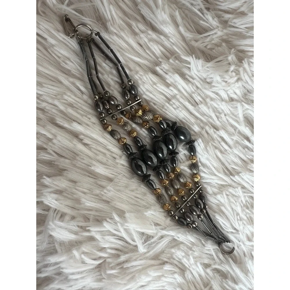 Vintage Hematite Bracelet 7
